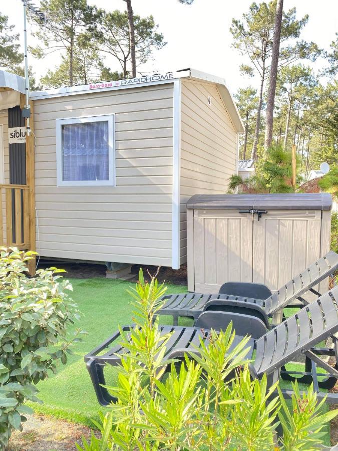 Mobil Home Rainbow, Camping Les Dunes De Contis Saint-Julien-en-Born Buitenkant foto