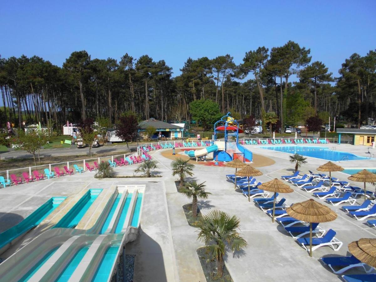 Mobil Home Rainbow, Camping Les Dunes De Contis Saint-Julien-en-Born Buitenkant foto